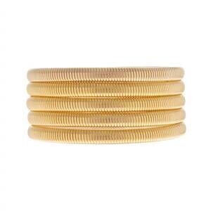 NEW BEN-AMUN women's cobra elastic bracelet in gold